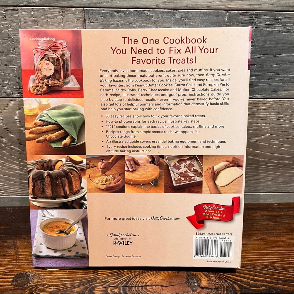 Betty Crocker Baking Basics Recipes and Tips to Bake with Confidence Hardcover‎